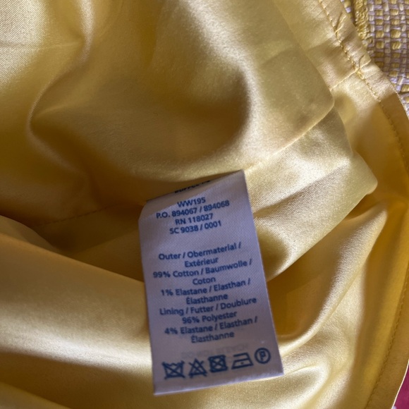 Boden Yellow dress size 2 - Picture 8 of 9